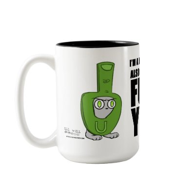 Also Known As... Foamy Finger Costume Mug by illwillpress
