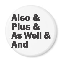 Also Plus And humour magnets