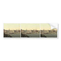 Alster Arcade, Hamburg, Germany rare Photochrom Bumper Sticker