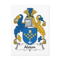 Alston Family Crest Post Card