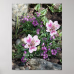 Alstroemeria Blooms ~ Psalm 128:5 Print