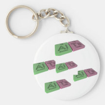 Alta as aluminium al and Tantalum Ta Key Chain