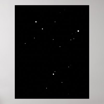 Altair, Deneb, Vega Poster by asterism
