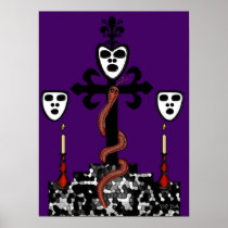 Altar Image for Baron Samedi and the Guede Posters