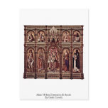 Altar Of San Domenico At Ascoli By Carlo Crivelli postcards