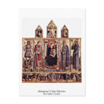 Altarpiece Of San Silvestro By Carlo Crivelli postcards