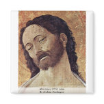 Altarpiece Of St. Luke  By Andrea Mantegna Refrigerator Magnet
