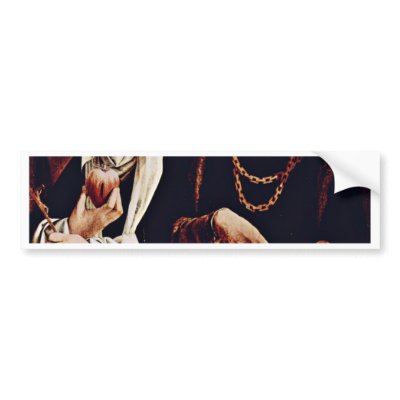 Altarpolyptychon Of Recanati Crest Of The Right Wi Bumper Sticker by Artcollection