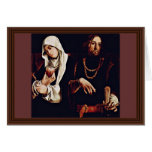 Altarpolyptychon Of Recanati Crest Of The Right Wi Greeting Card