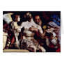 Altarpolyptychon Of Recanati Crowning The Main Boa Greeting Card