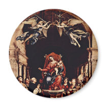 Altarpolyptychon Of San Bartolomeo In Bergamo, By Fridge Magnet