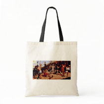 Altarpolyptychon Of San Bartolomeo In Bergamo Pred Canvas Bag