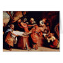 Altarpolyptychon Of San Bartolomeo In Bergamo Pred Greeting Card
