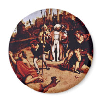 Altarpolyptychon Of San Bartolomeo In Bergamo Pred Fridge Magnet