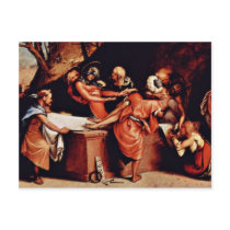 Altarpolyptychon Of San Bartolomeo In Bergamo Pred Postcard