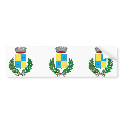 Altavilla Vicentina Stemma, Italy Bumper Sticker by bestflag