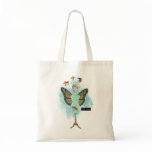 Altered Art Vintage Collage Pretend Tote Bag