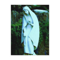 Altered Blue Virgin Mary Postcards