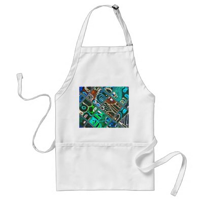 Altered Doodle Apron by cimmonz