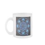 Altered Light Blue Zodiac Sun Eclipses Mugs