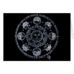 Altered Light Silver Zodiac Sun Eclipses Card