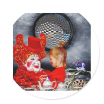 ALTERNATE HOLE ROUND STICKER