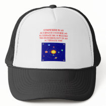 alternate universe phsics joke mesh hat
