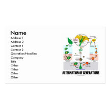 Alternation Of Generations (Flower Life Cycle) Business Card