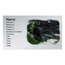 Alternative Energy - Grist Mill Power Business Card Templates