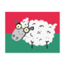 alternative welsh flag postcard