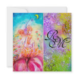 ALTHEA , monogram pink blue purple green sparkles Announcement
