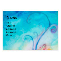 ALTHEA /Whimsical Fairy on the Pink Flower Business Cards