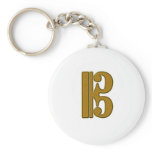 Alto Clef Key Chains