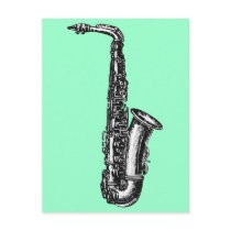 Alto Saxophone Postcard