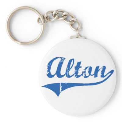 Alton New Hampshire Classic Design Key Chain by cityshirt