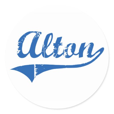Alton New Hampshire Classic Design Round Sticker by cityshirt