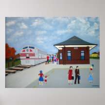 Alton Train Station Poster