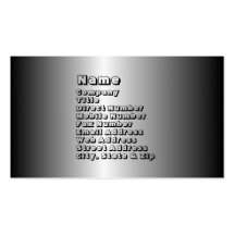 Aluminium Business Card