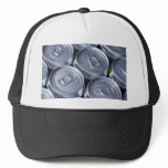 Aluminum cans trucker hat