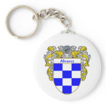 Alvarez Coat of Arms (Mantled) Key Chain