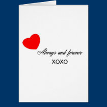 Always and forever cards