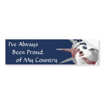 Always Been Proud of Country Bumper Sticker