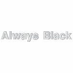 Always Black Polo1 embroidered shirts
