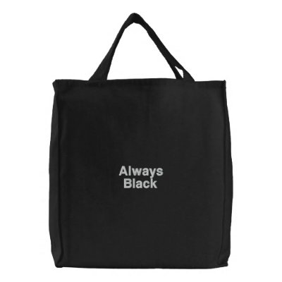 Always Black tote Bag by alwaysblack