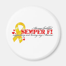 Always Faithful - Semper Fi Fridge Magnets