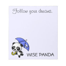 Always follow your dreams memo pads