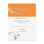Always Forever Orange Colour Band Vine Scroll