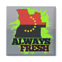 Always Fresh Angola Fridge Magnet