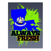 Always Fresh Louisiana Post Card