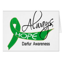 Always Hope Darfur Greeting Card